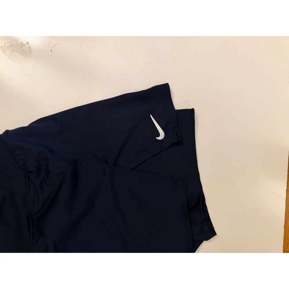 Nike Dri-FIT Slim Fit Skort Womens XL Navy Blue Excellent Tennis Pickleball